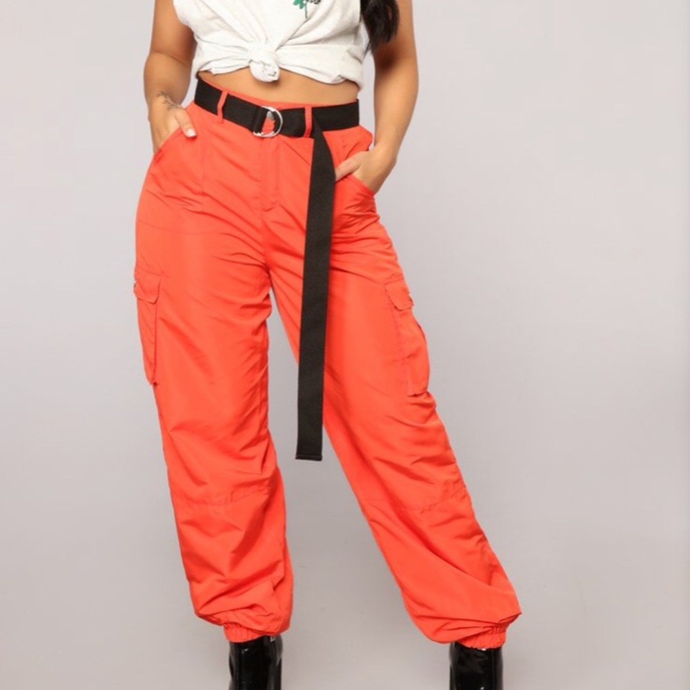 Orange Joggers